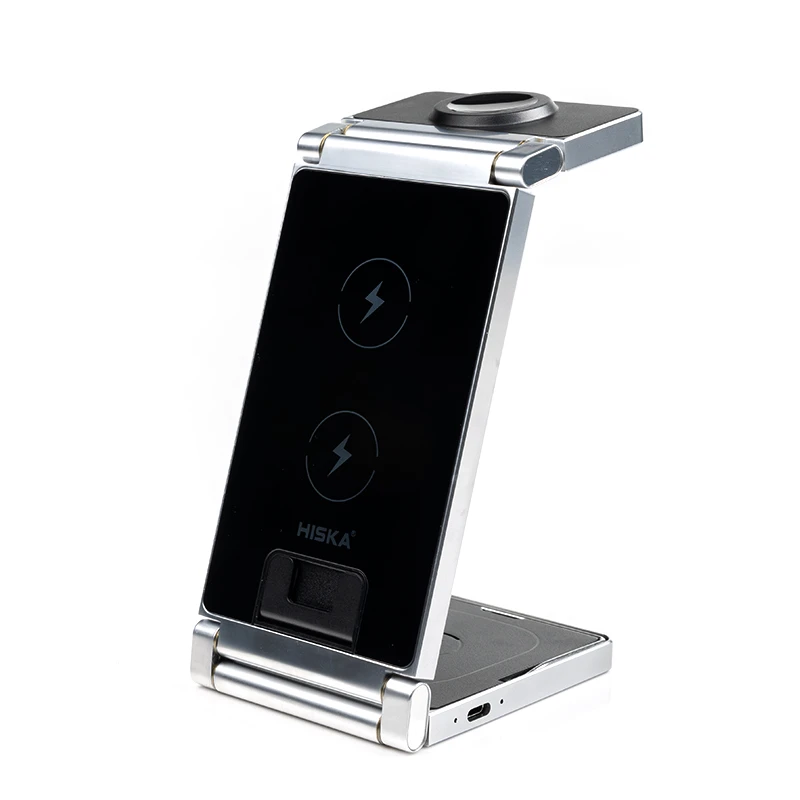 Hiska HR-14 15W Desktop Wireless Charger (9) شارژر بی سیم هیسکا مدل HR-14 - تصویر 1