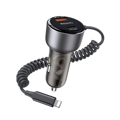 yesido Y57 (2) شارژر فندکی یسیدو مدل Y57 - تصویر 1
